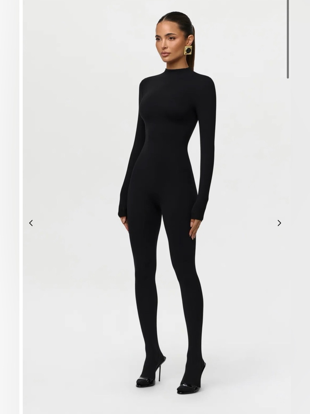 Naked Wardrobe Naked Closed Toe Jumpsuit Black - Picture 2 of 9